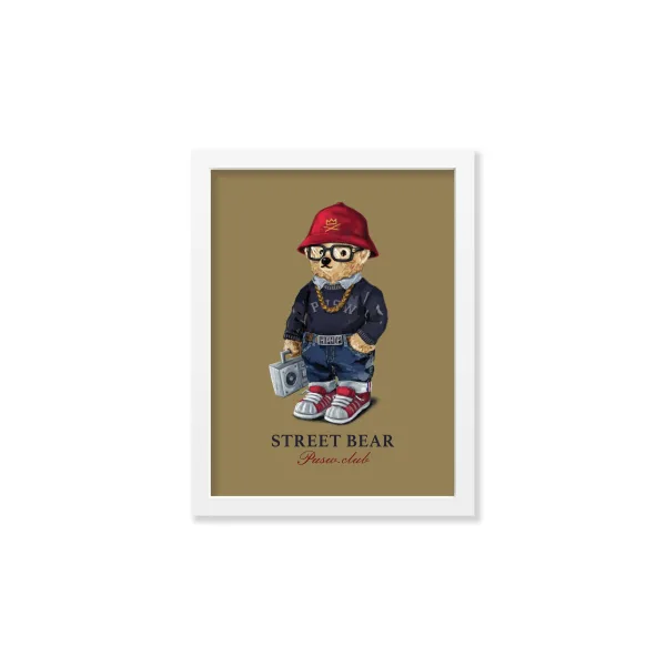 Street Bear Poster