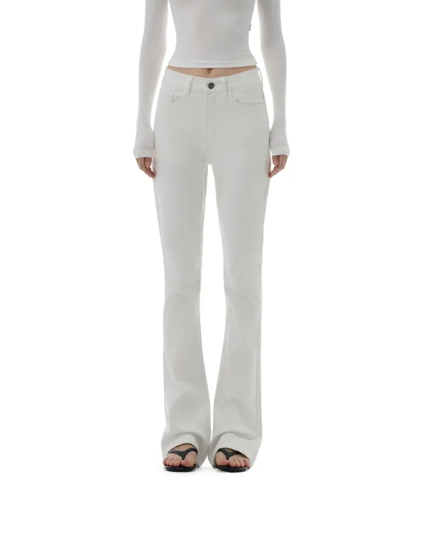 FW25 FLARED JEANS - WHITE