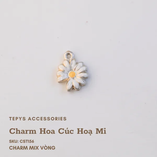 Charm Hoa Cúc Hoạ Mi