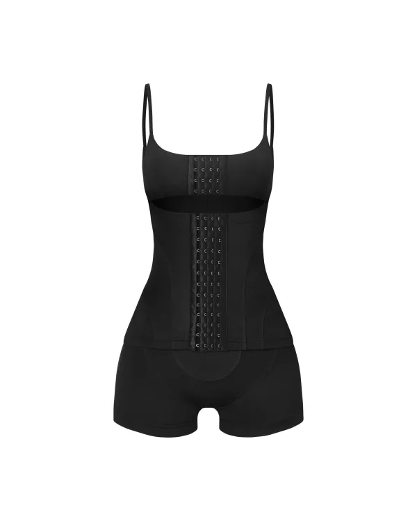 GEN BLACK PLAYSUIT