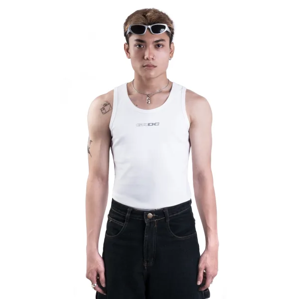 Sporty tanktop // skinny // White
