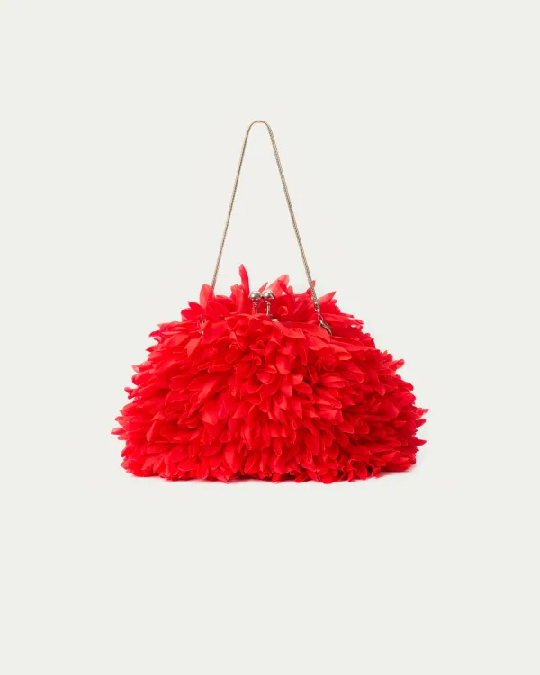 Ixora Hand-Embellished Kisslock Clutch