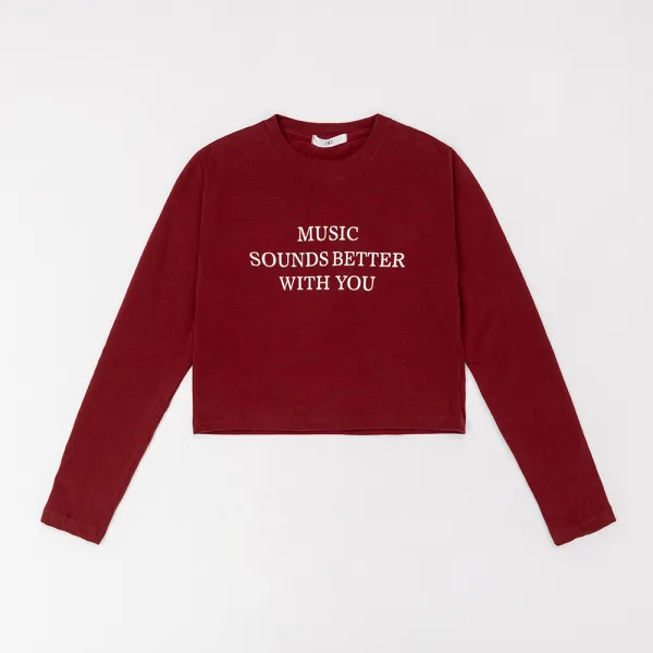 ÁO THUN NỮ - TOTODAY - LONG SLEEVED 01518