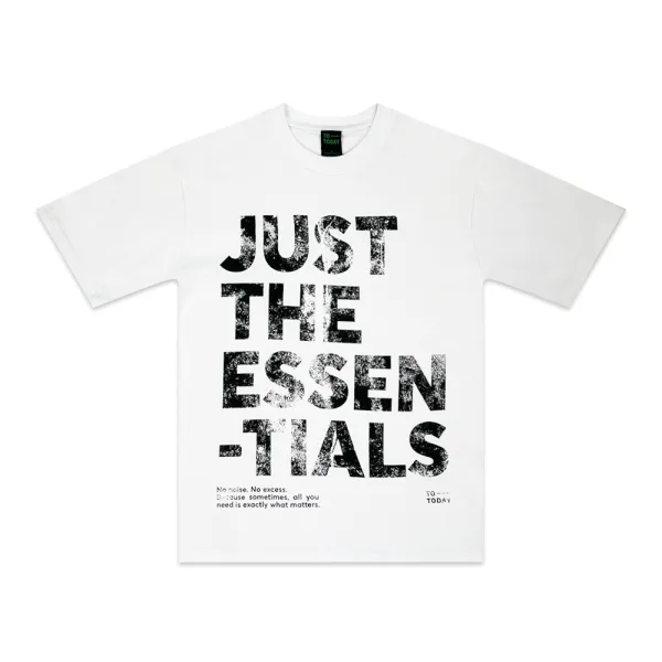 ÁO THUN UNISEX - TOTODAY - JUST THE ESSENTIALS