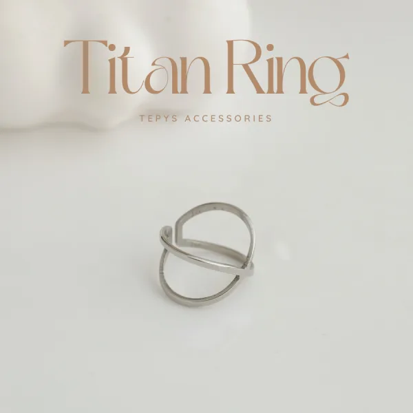 Nhẫn Titan Xman Silver