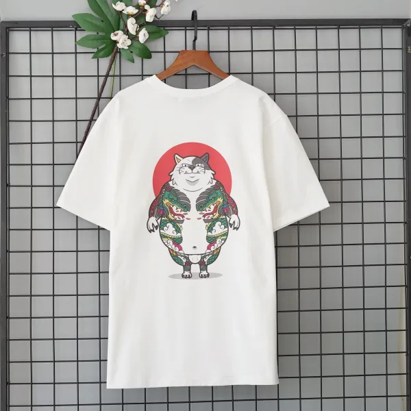 Áo Thun Myo In Mèo Yakuza