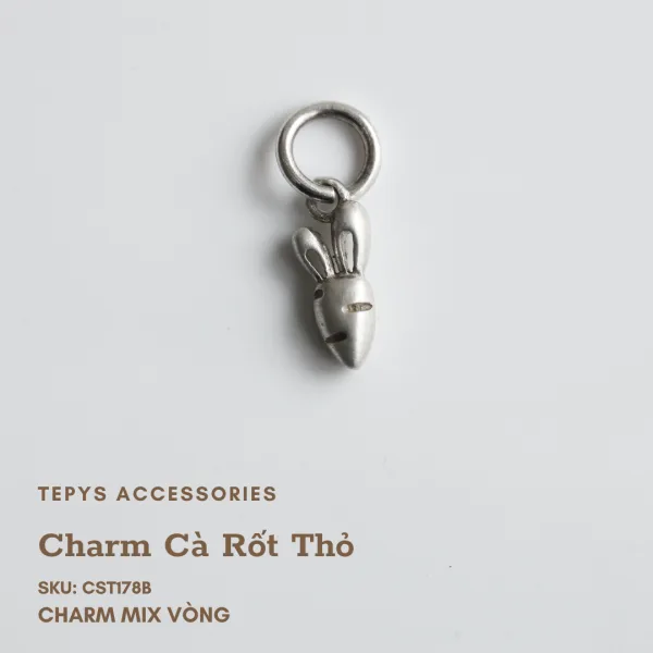 Charm Cà Rốt Thỏ