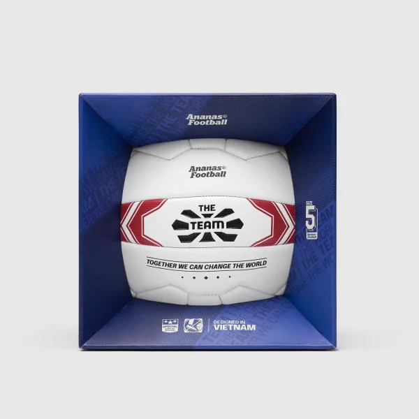 Retro Souvenir Ball - The Team - Brilliant White