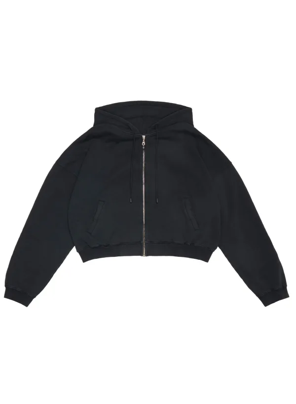 WASHED ZIP HOODIE
