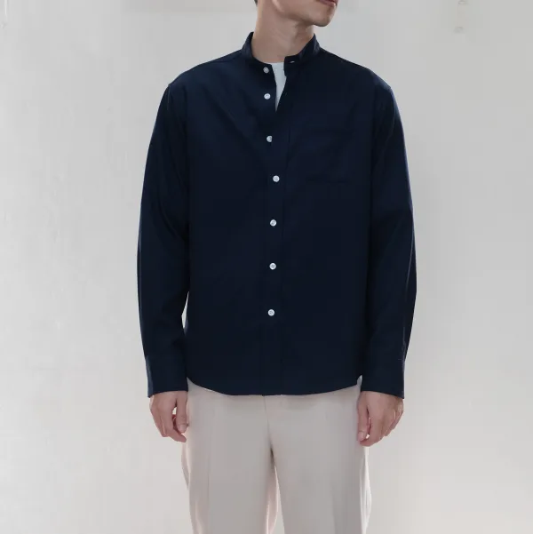 Oceanus the shirt | STAND COLLAR