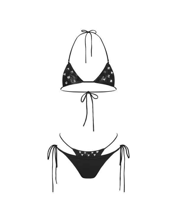 DARK NIGHT LEATHER BIKINI