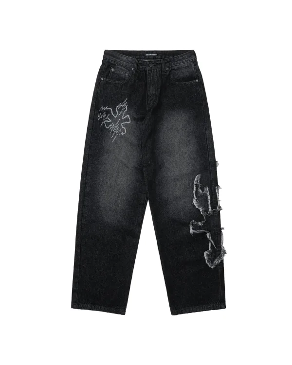 Quần dài Denim Pants Wash Flame