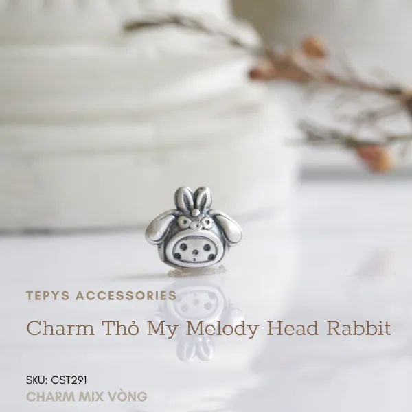 Charm Thỏ My Melody Head Rabbit