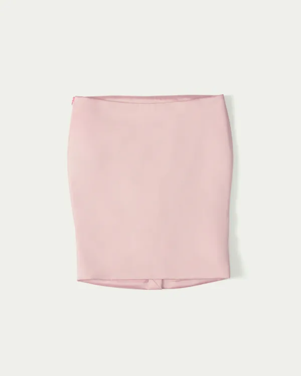 Tactile Pencil Midi Skirt