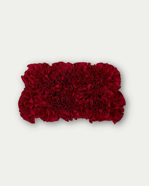 Hand-embroidered Rose Mini Skirt
