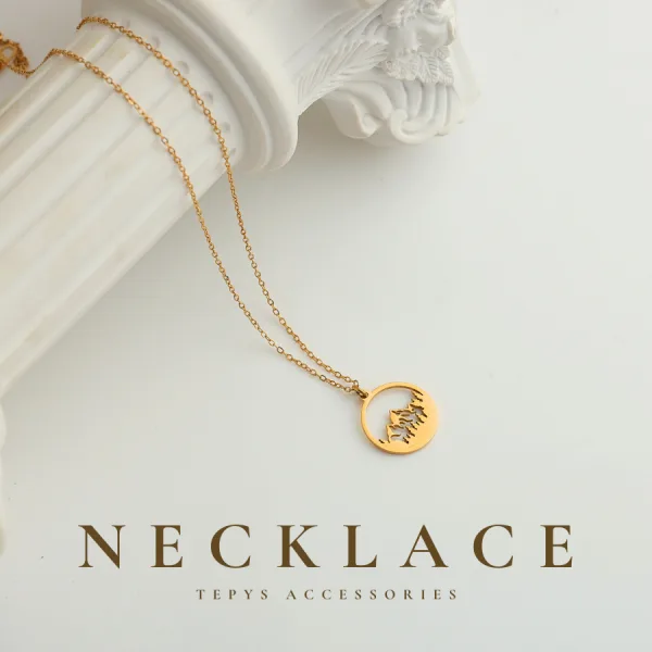Dây chuyền Moutain Titan Gold - DC156