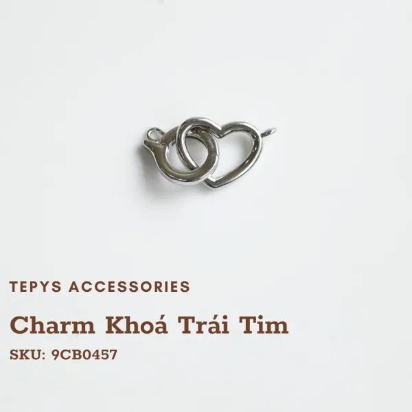 Charm Móc Khoá Trái Tim