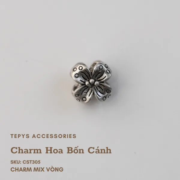 Charm Hoa Bốn Cánh