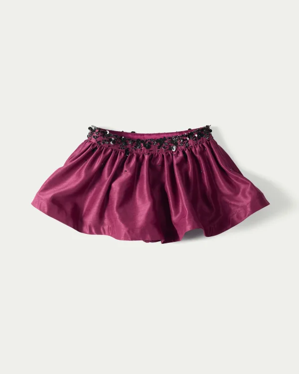 Soft Volume Puffed Mini Skort