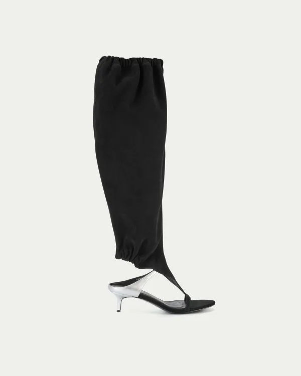 Patella Cut-out Knee-High Boots