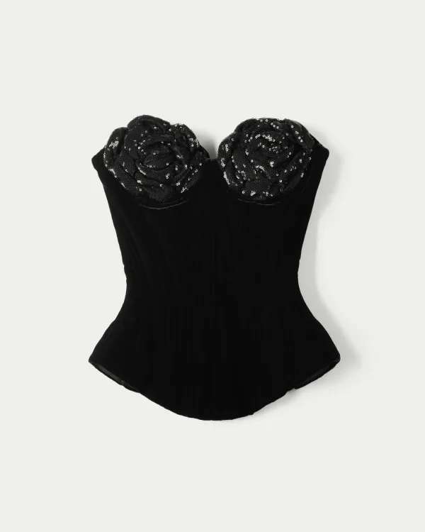 Subdued Velvet Bustier Corset