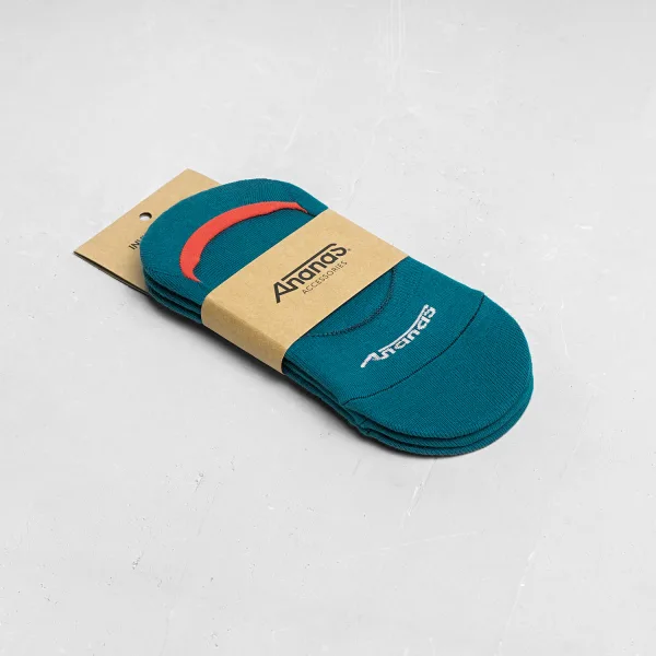 Invisible Socks Pack - Ananas Typo - Ocean Depths
