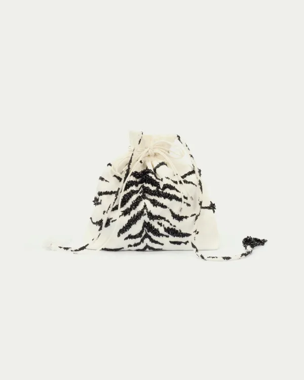 Bengal Hand-Embellished Drawstring Bag