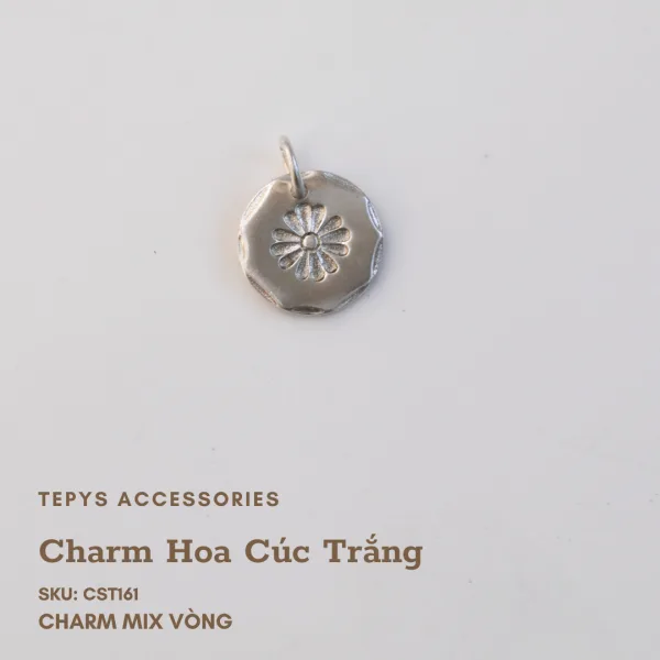 Charm Hoa Cúc Trắng