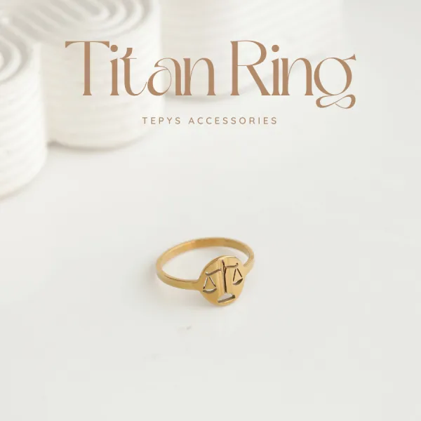Nhẫn Titan Cán Cân Cung Thiên Bình
