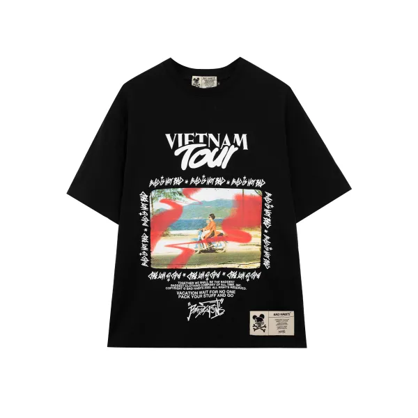 VIETNAM TOUR TEE - BLACK