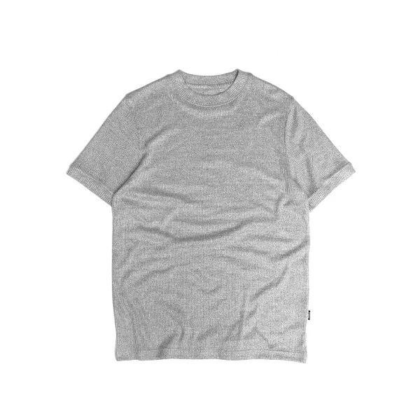 Grey Wool Fit Tee