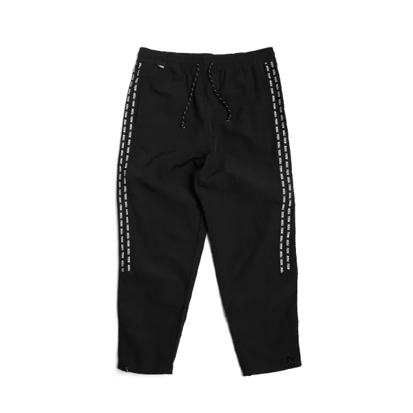 Nylon Black Stripe Pant