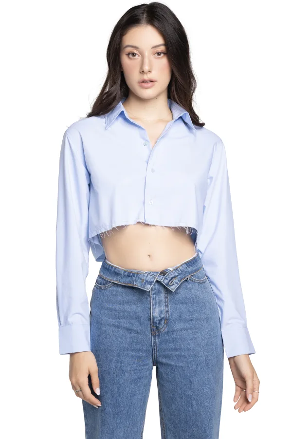 FANNIE SHIRT - BABY BLUE