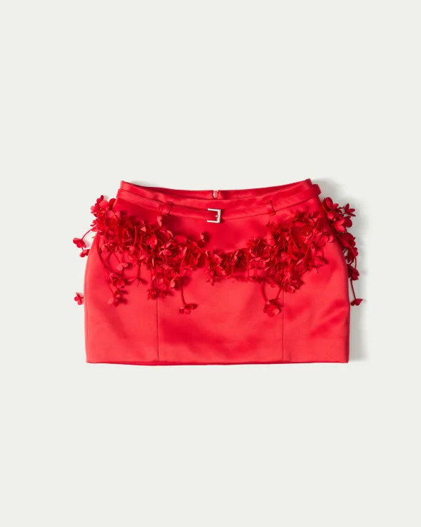Creeper Floral Mini Skirt