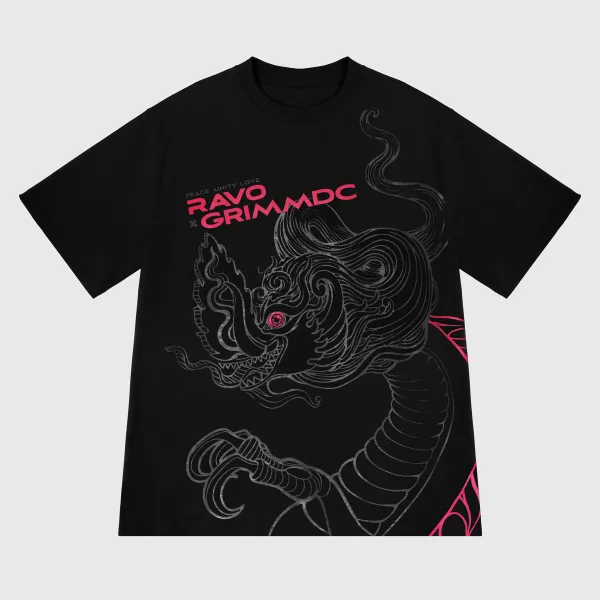 Áo thun Glow-rious Dragon // Ravo x Grimm DC