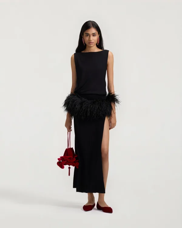 Ceremony Two Slit Dress
