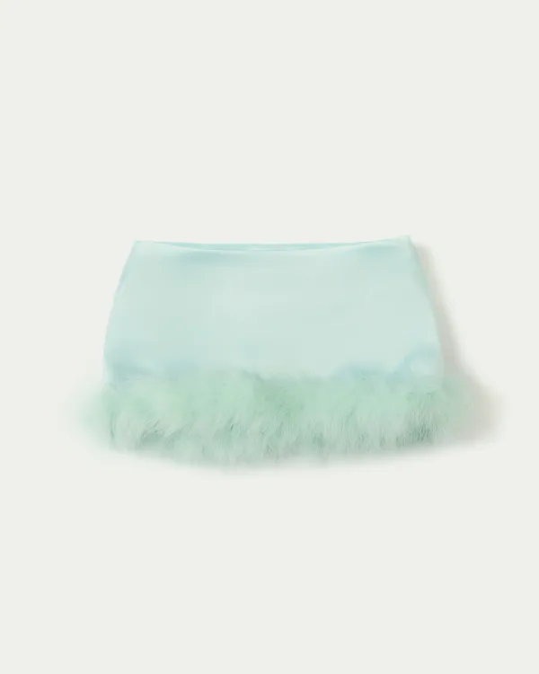 Racka Satin Mini Skirt