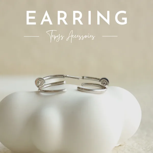 Round Cloud Earing
