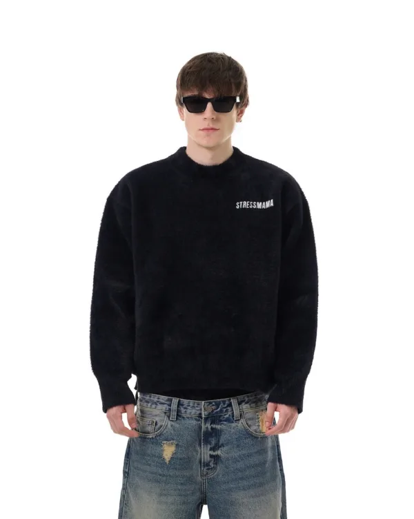 FW25 KNIT SWEATER - BLACK