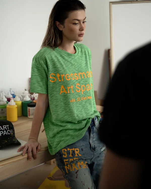 SSMA ART SPACE 8401 T-SHIRT - GREEN