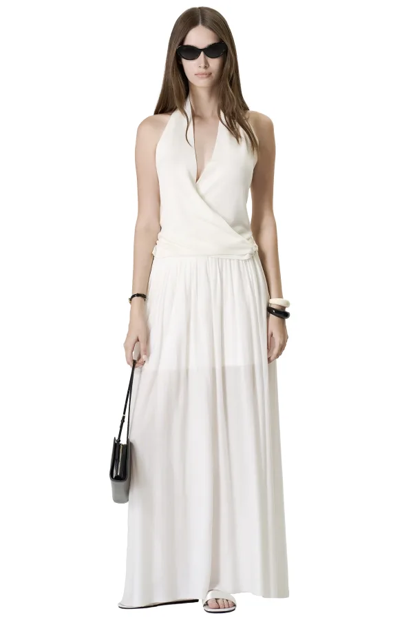 TWILL SKIRT - OFF WHITE
