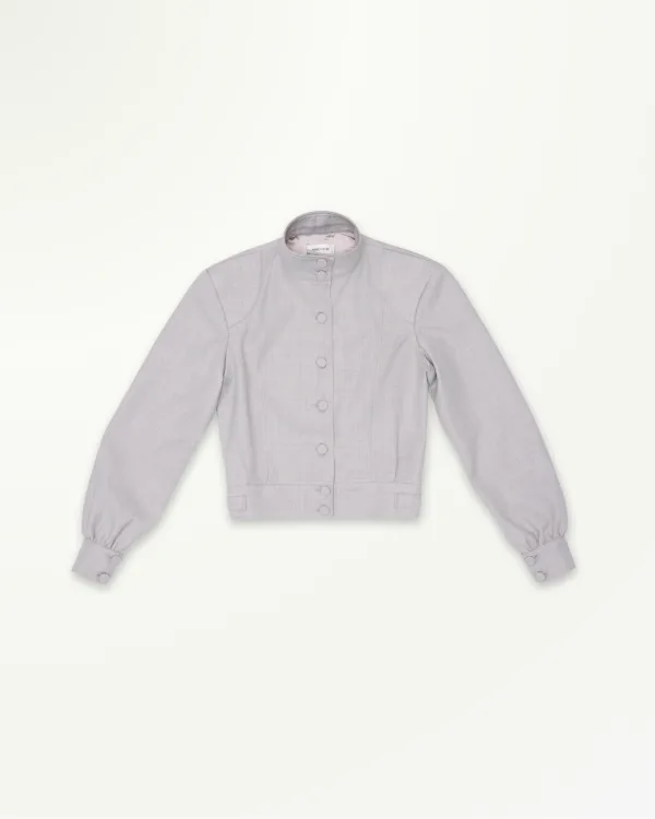 Full Drape High Neck Jacket