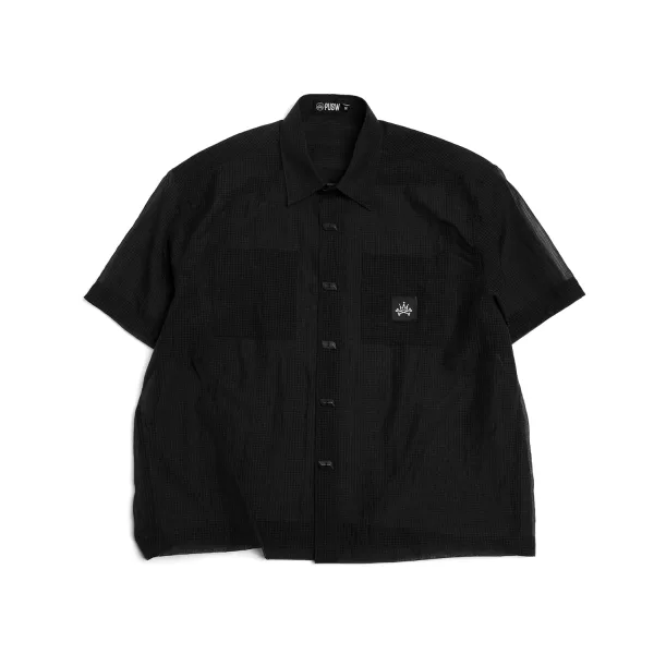 Black Sheer SS Shirt