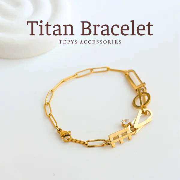 Lắc Tay Love Titan Gold