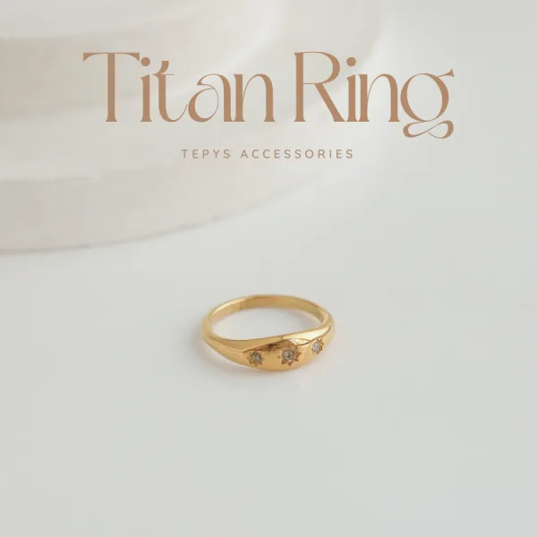 Nhẫn Titan Viva Golden.