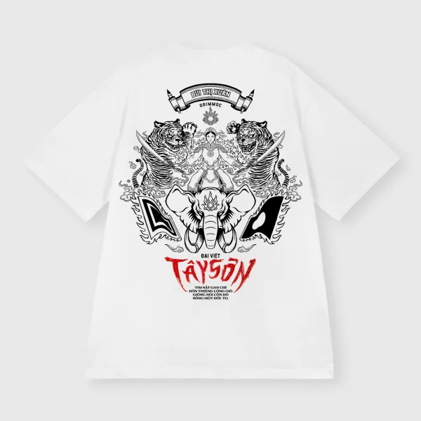 Áo thun BTX x Grimm DC // Tây Sơn - trắng