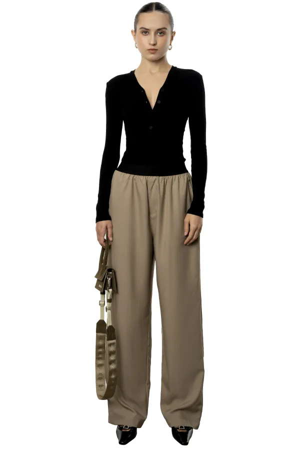 BROOKE PANT - TAUPE