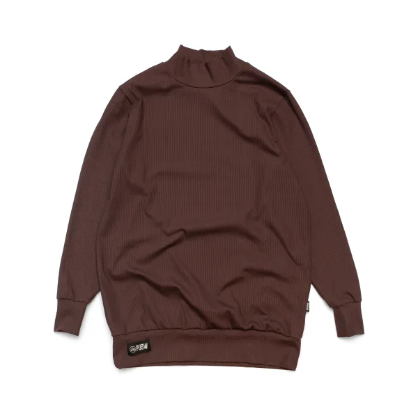 Maroon LS Fit Tee