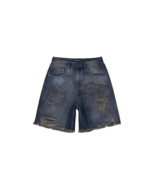 Quần ngắn Double Knee Shorts Distressed