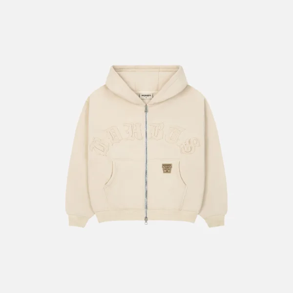 ÁO KHOÁC WARU BOXY HOODIE ZIP